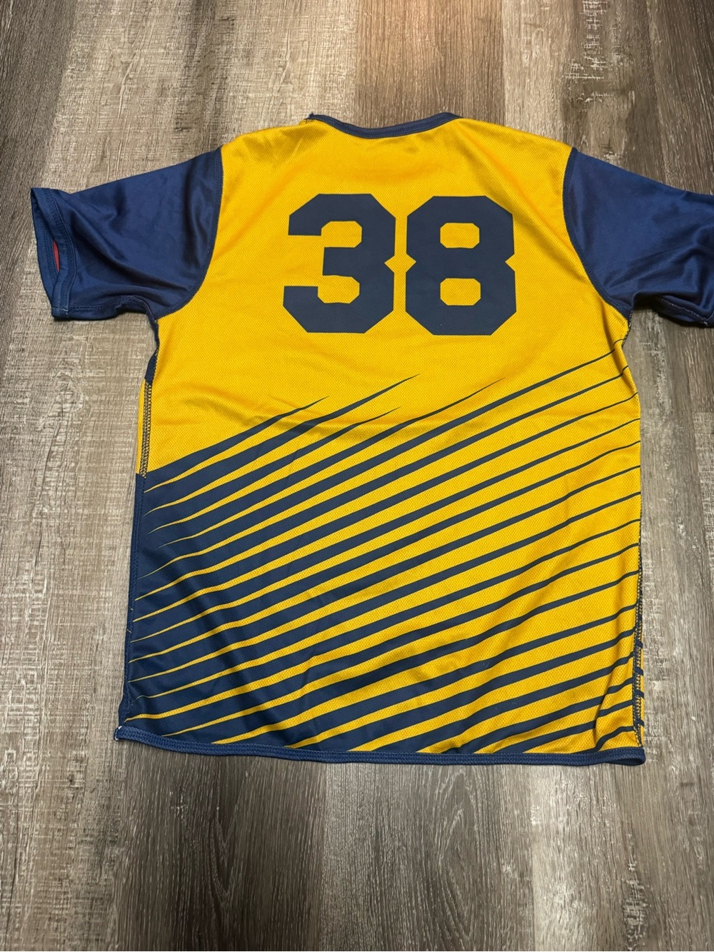 Kids' Navy & Red Athletic Jersey Top - Picture 5 of 6